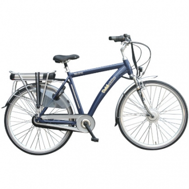 Dutchebike Elektro herrenrad touring blau
